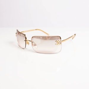 Vintage Chanel 'CC' Diamente Sunglasses